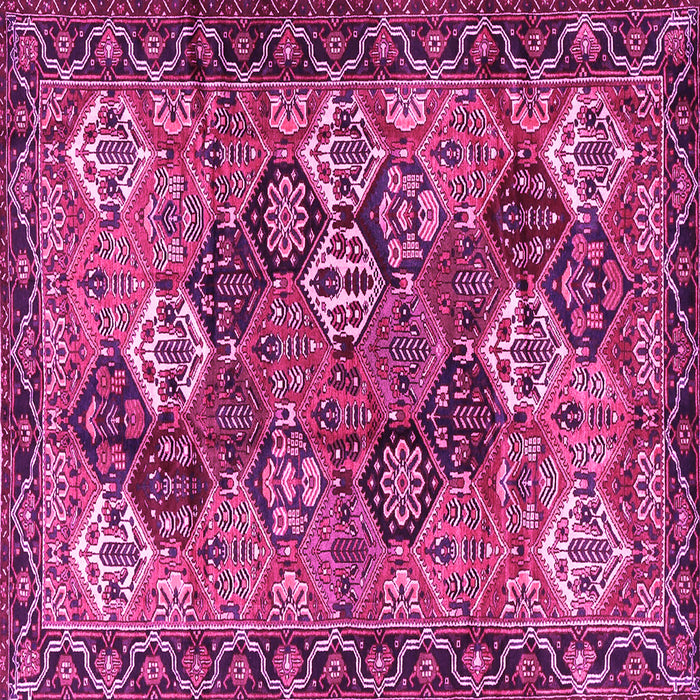 Square Persian Pink Traditional Rug, tr4328pnk