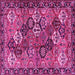 Square Persian Pink Traditional Rug, tr4328pnk