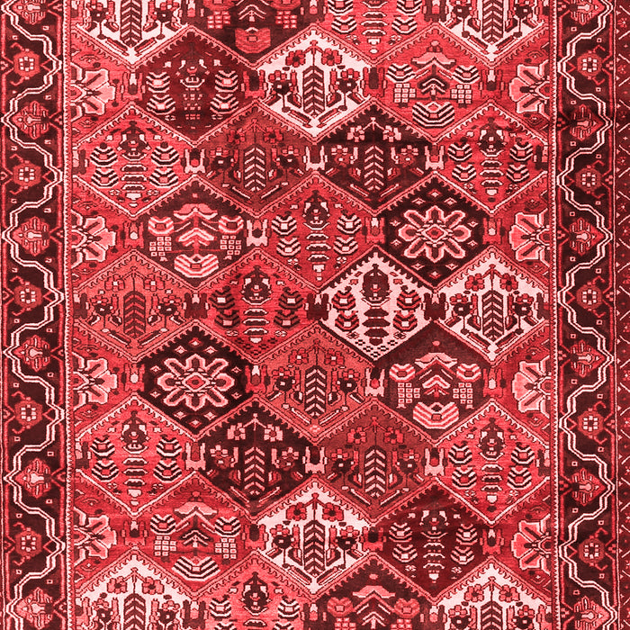 Machine Washable Persian Red Traditional Rug, wshtr4328red