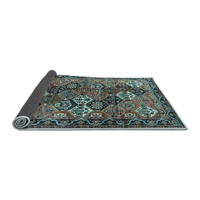Sideview of Persian Light Blue Traditional Rug, tr4328lblu