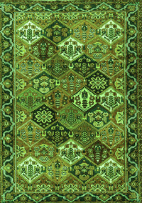 Persian Green Traditional Rug, tr4328grn