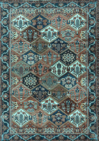 Persian Light Blue Traditional Rug, tr4328lblu