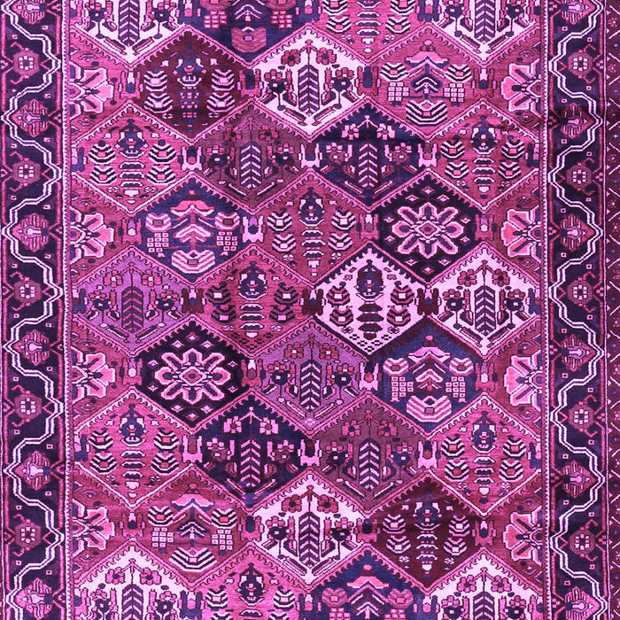 Machine Washable Persian Purple Traditional Area Rugs, wshtr4328pur