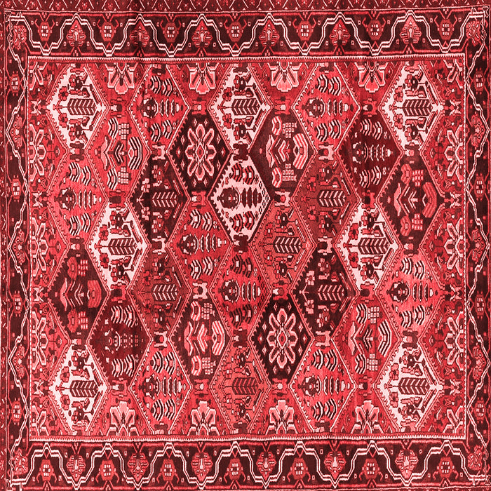 Machine Washable Persian Red Traditional Rug, wshtr4328red