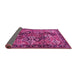 Sideview of Persian Pink Traditional Rug, tr4328pnk