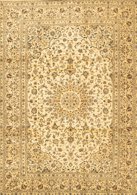 Medallion Brown Traditional Rug, tr4329brn