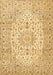 Medallion Brown Traditional Rug, tr4329brn