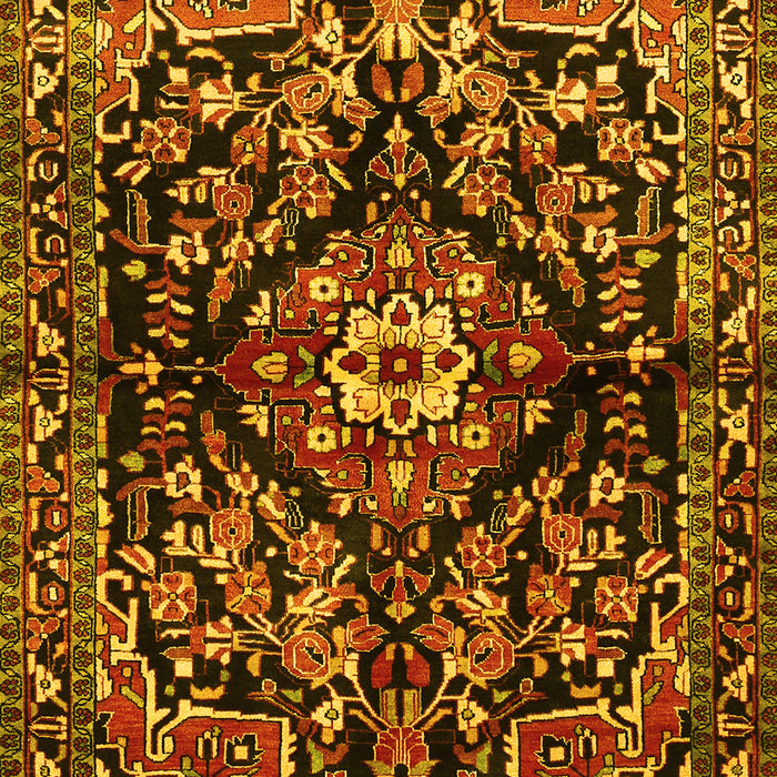 Persian Yellow Traditional Rug, tr432yw