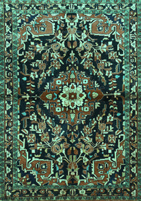 Persian Turquoise Traditional Rug, tr432turq