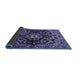 Sideview of Persian Blue Traditional Rug, tr432blu