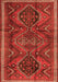 Persian Orange Traditional Rug, tr4330org