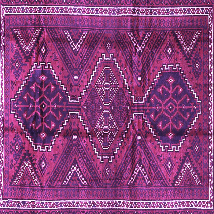 Square Persian Purple Traditional Rug, tr4330pur