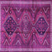 Square Persian Purple Traditional Rug, tr4330pur