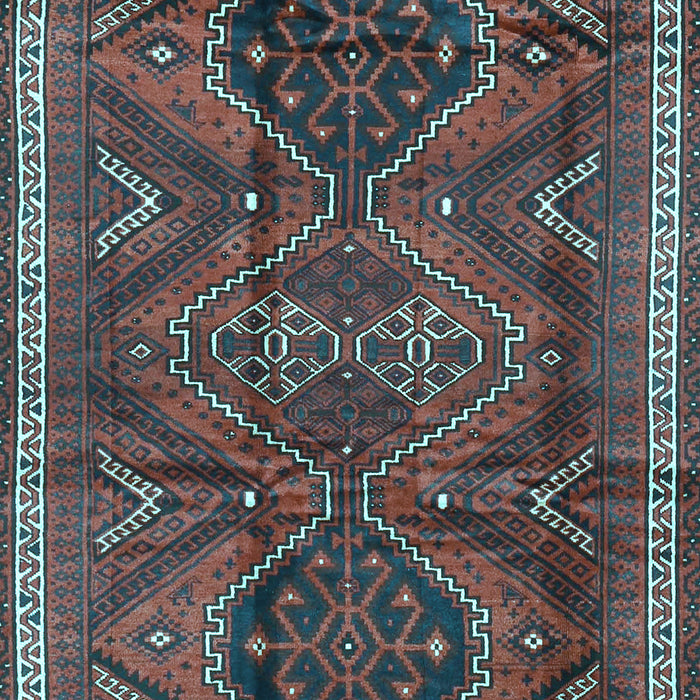 Machine Washable Persian Light Blue Traditional Rug, wshtr4330lblu