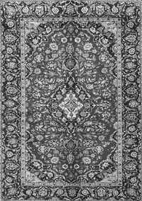 Medallion Gray Traditional Rug, tr4331gry