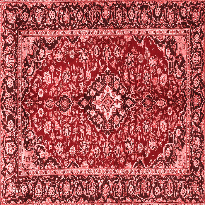 Medallion Red Traditional Rug, tr4331red