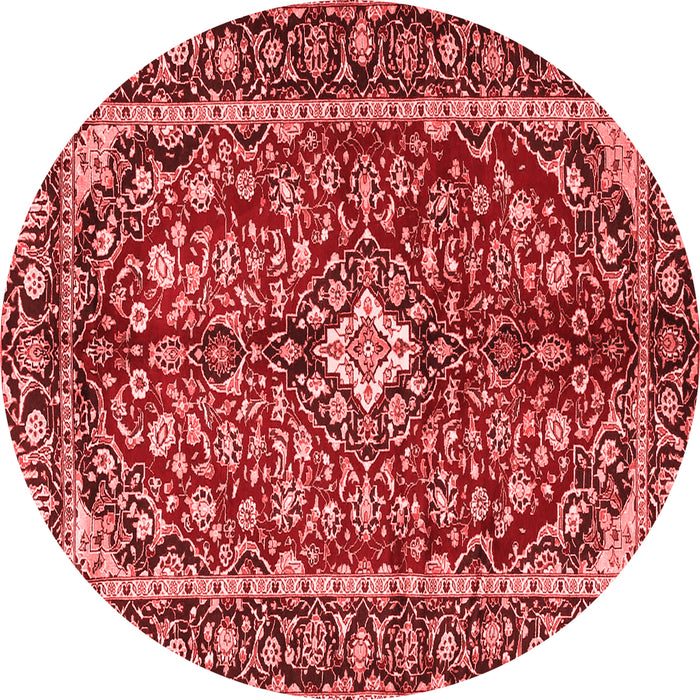 Medallion Red Traditional Rug, tr4331red