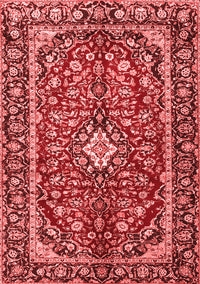 Medallion Red Traditional Rug, tr4331red