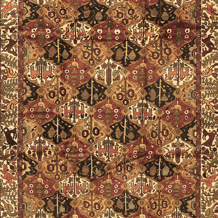 Machine Washable Persian Brown Traditional Rug, wshtr4332brn