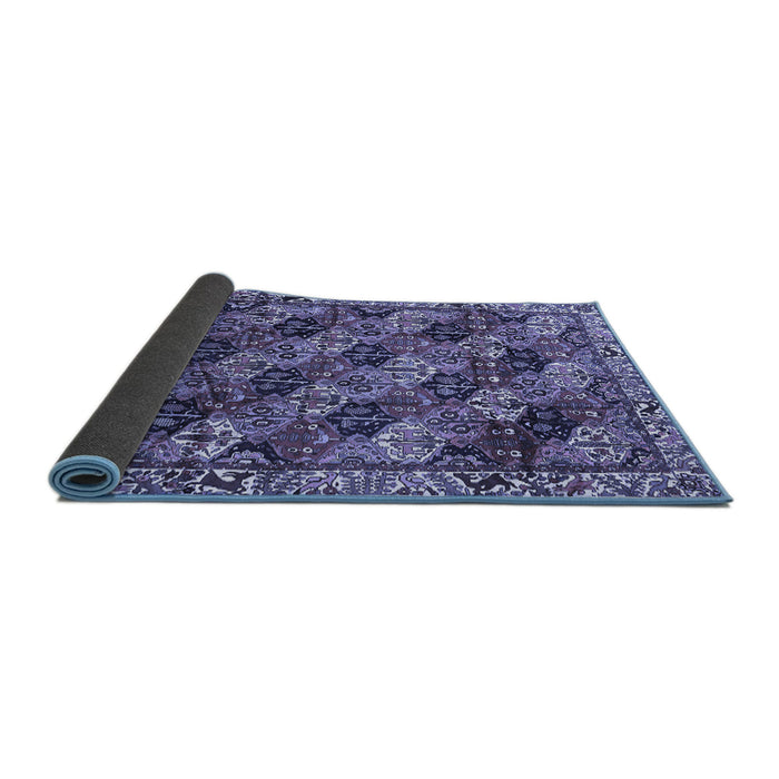 Sideview of Persian Blue Traditional Rug, tr4332blu