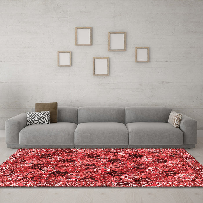 Traditional Red Washable Rugs