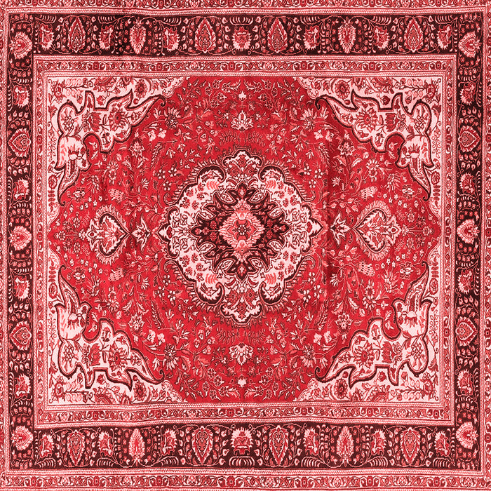 Machine Washable Persian Red Traditional Rug, wshtr4333red