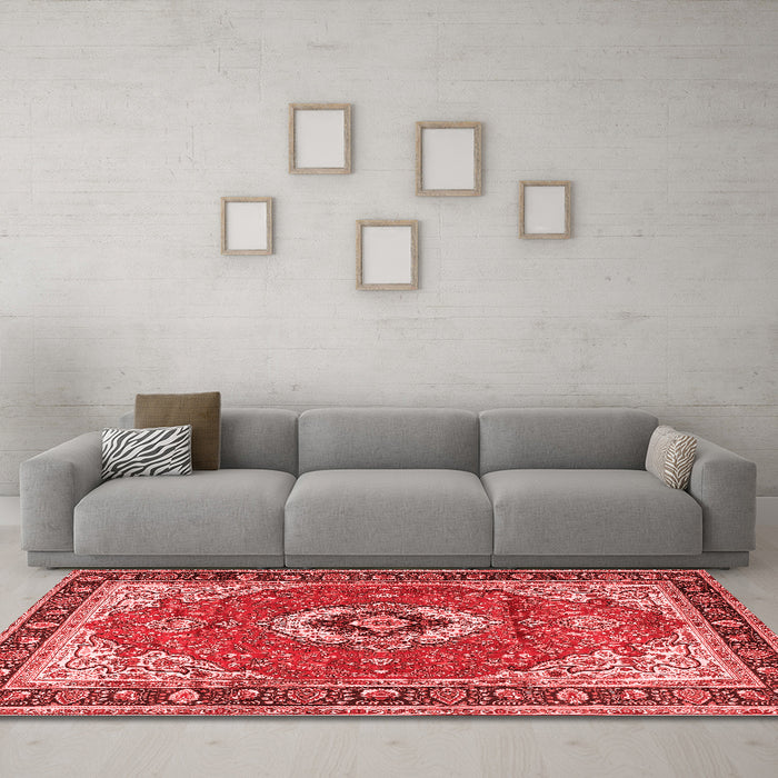Traditional Red Washable Rugs