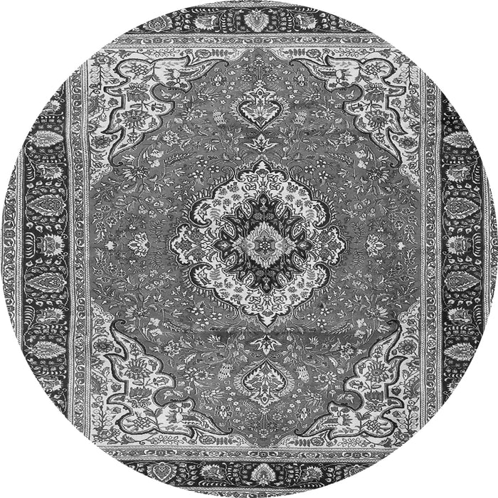 Square Persian Gray Traditional Rug, tr4333gry