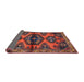 Sideview of Traditional Rust Pink Persian Rug, tr4334