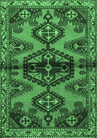 Persian Emerald Green Traditional Rug, tr4334emgrn