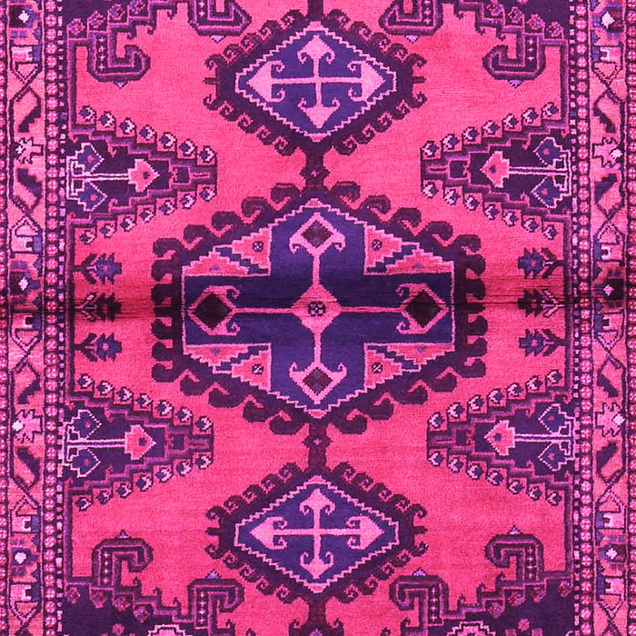 Machine Washable Persian Pink Traditional Rug, wshtr4334pnk