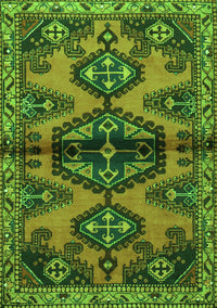 Persian Green Traditional Rug, tr4334grn