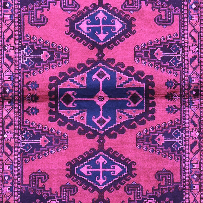 Machine Washable Persian Purple Traditional Area Rugs, wshtr4334pur