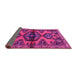 Sideview of Persian Pink Traditional Rug, tr4334pnk