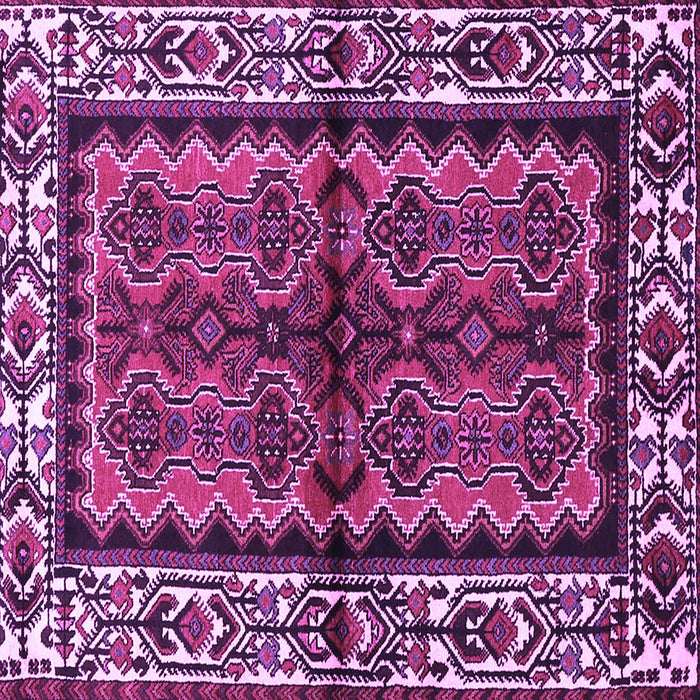 Square Persian Purple Traditional Rug, tr4335pur
