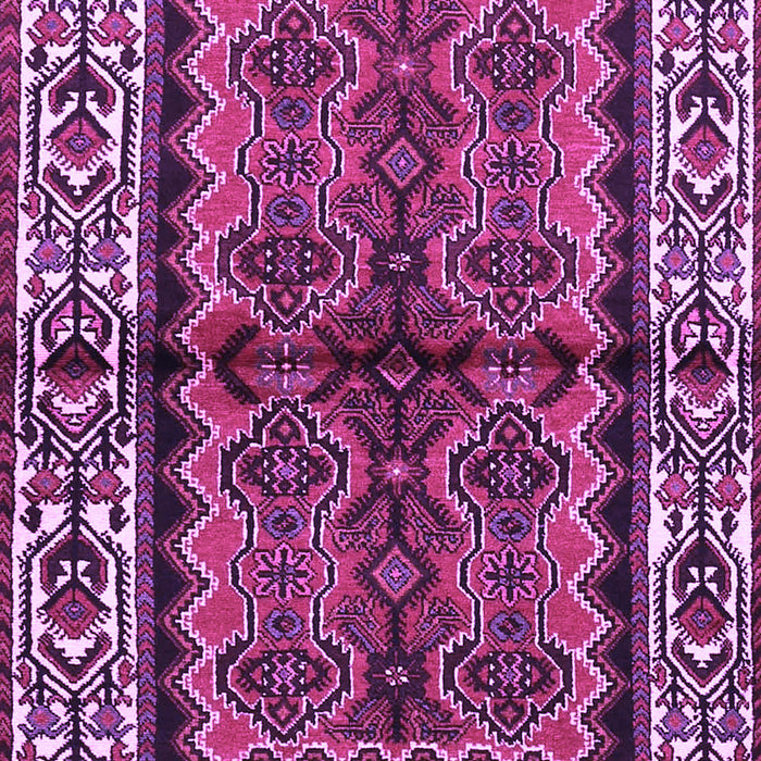 Machine Washable Persian Purple Traditional Area Rugs, wshtr4335pur