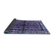 Sideview of Persian Blue Traditional Rug, tr4335blu