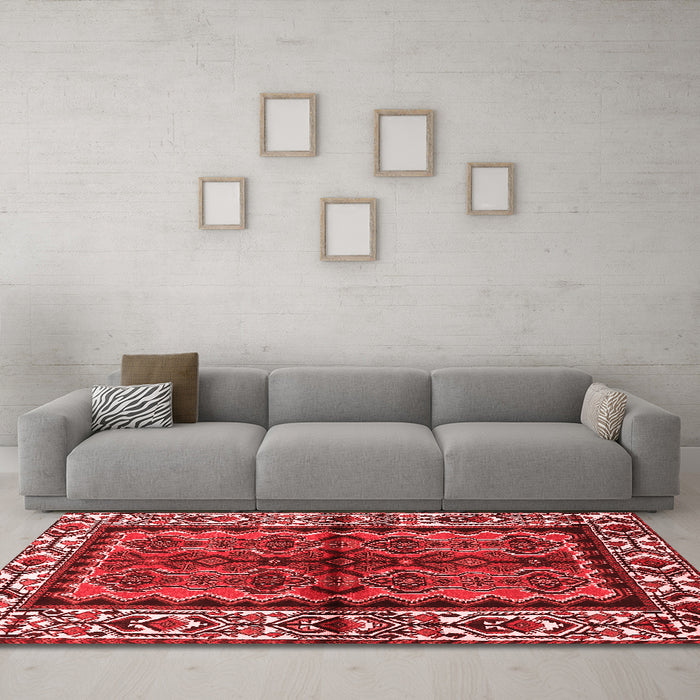 Traditional Red Washable Rugs
