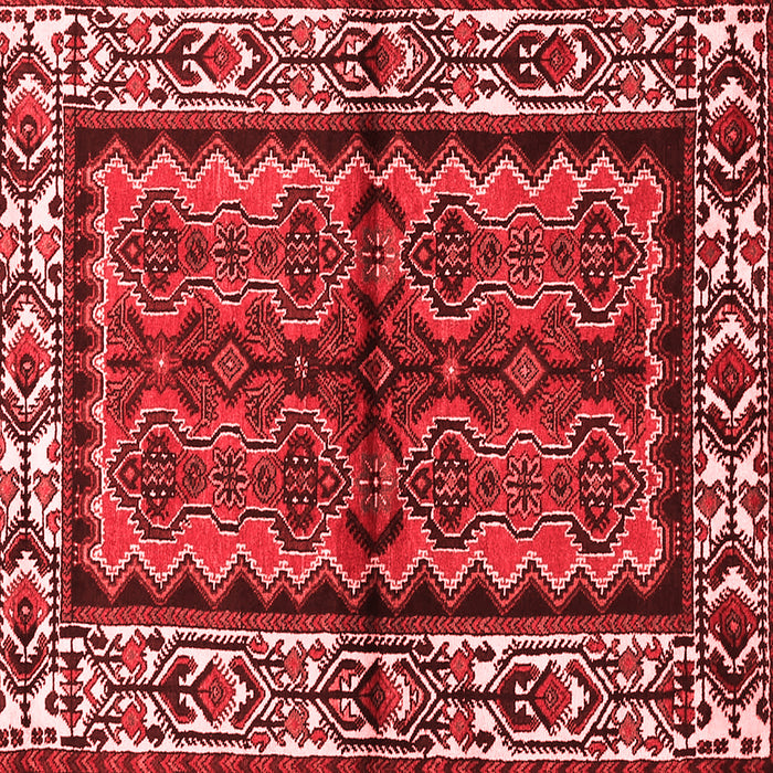 Machine Washable Persian Red Traditional Rug, wshtr4335red