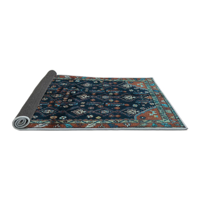 Sideview of Persian Light Blue Traditional Rug, tr4336lblu