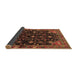 Sideview of Persian Brown Traditional Rug, tr4336brn