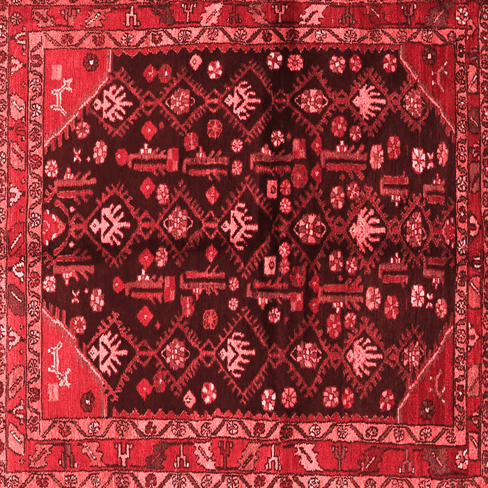 Machine Washable Persian Red Traditional Rug, wshtr4336red