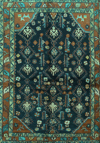 Persian Turquoise Traditional Rug, tr4336turq