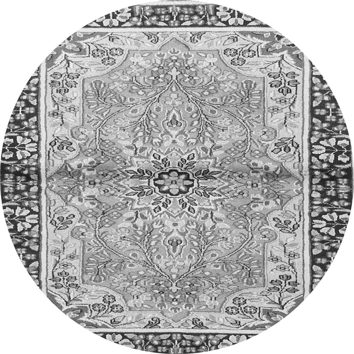 Square Persian Gray Traditional Rug, tr4337gry