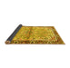 Sideview of Persian Yellow Traditional Rug, tr4337yw