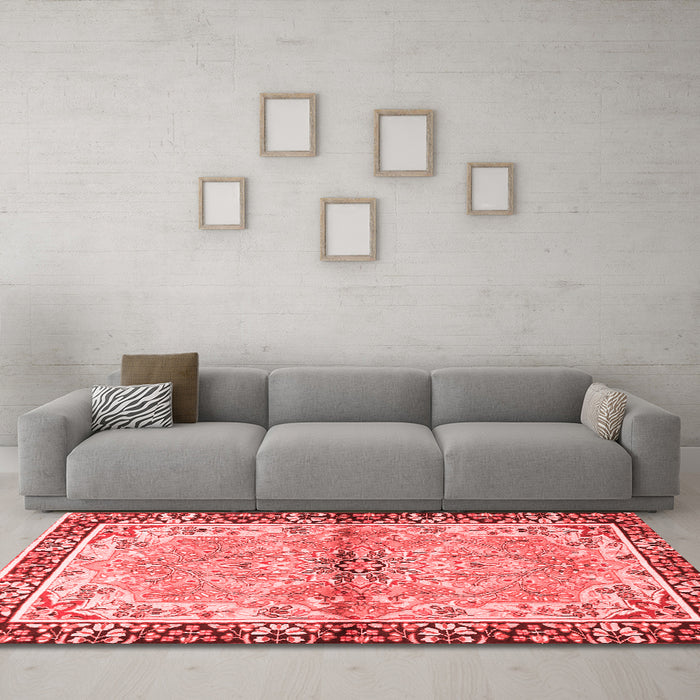Traditional Red Washable Rugs