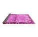 Sideview of Persian Pink Traditional Rug, tr4337pnk