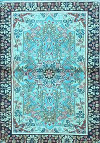 Persian Light Blue Traditional Rug, tr4337lblu