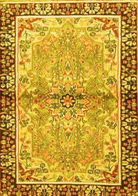 Persian Yellow Traditional Rug, tr4337yw