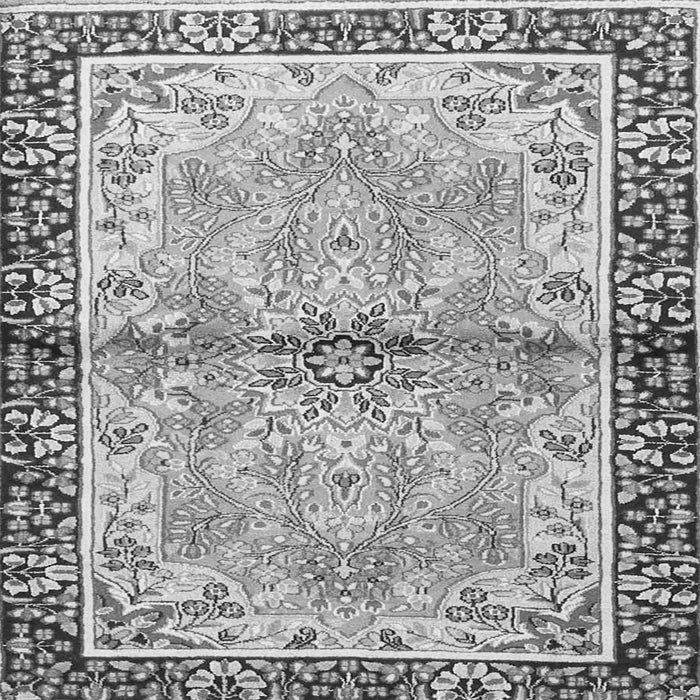 Serging Thickness of Persian Gray Traditional Rug, tr4337gry
